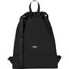 LARKSON Zaino Donna Uomo Nero - No 7 - Sacca da Palestra - Borsa Sportiva Piccola Versatile con Tasca Interna - Materiale Riciclato