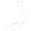 JBL Tune 235BT - Auricolari wireless Bluetooth in-ear con microfono a 3 pulsanti, telecomando e cavo piatto, colore: Bianco