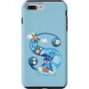 Disney Custodia per iPhone 7 Plus/8 Plus Monogramma dell'alfabeto Disney Lilo e Stitch lettera S per Stitch