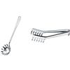 Alessi AJM19/57 L Mestolo per Spaghetti di Design in Acciaio Lucido & 502 Molla per Spaghetti di Design in Acciaio Inox