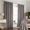 furn. Furn Harrison - Coppia di Tende con Occhielli, Poliestere, Grey, 229 x 183cm (90 x 72 Inches)