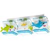 Dalber Lampada da soffitto plafoniera per bambini 3 Luci Little Shark Squalo animali