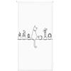 Blindecor Digital Cucina | Tenda avvolgibile traslucida con stampa digitale | Modello Cat | 90 x 180 cm (larghezza per altezza) Dimensioni del tessuto 87 x 175 cm | Tende per finestre
