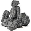 AQUATIS Rocce di Lava vulcanica Naturale 9 kg per braciere, Acquario e Bonsai, substrato per Piante grasse, Decorazione Giardino e paludario (7-8 Pezzi 10-23 cm)