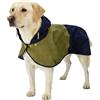 AQH Impermeabile per cani, con cappuccio regolabile e fasce elastiche per le gambe - Giacca leggera e antivento per esterni per cani di taglia piccola, media e grande, perfetta per camminare e correre in
