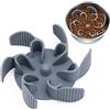 Keegud Inserto per ciotole per cani Slow Feeder [36 ventose per polpo] Ciotola per cani super solida a mangiare lento [tagliabile] per cani di taglia grande e media compatibile con ciotole per cani