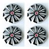 Autokit SET 4 BORCHIE RUOTA COPRI CERCHI CALOTTE 15" COMPATIBILI con FIAT Panda 312