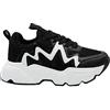 Bonateks Frfrb100298, Sneaker Donna, Nero, 37 EU Stretta