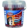 Trixie Soft Snack Happy Rolls | 500 g | Soft Snack per cani | Piccoli dolcetti morbidi con salmone | Può sostenere la digestione | Adatto per ricompense e allenamento