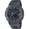 CASIO Orologio da polso da uomo al quarzo sportivo cinturino in acciaio inox nero cassa in resina display analogico-digitale nero - GM-B2100BD-1AER