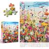 SUBRINGE 1000 Pezzi Puzzle Classici, Beautiful Flowers Classic Jigsaw Puzzle 38 x 26 cm, Gioco di Abilità Classico Impossibile per Tutta la Famiglia, Puzzle colorato Decorazione per la Casa