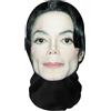 Aristo Solutions Maschera integrale realistica con stampa 3D di Michael Jackson, traspirante, leggera e confortevole, ideale per cosplay, feste, Halloween, carnevale ed eventi, re del pop