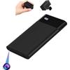WIWACAM Mini fotocamera 2K, batteria da 5000 mAh, rilevatore di movimento e rilevamento AI locale, slot per scheda microSD