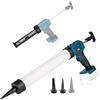 KATSU Tools KATSU FIT-BAT Pistola per Silicone Senza Fili 18V/21V, Senza Gocce, 4 Velocità Regolabili, Pistola per Sigillante Adesivo per Applicazione Automatica Liscia, Senza Batteria Inclusa