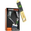 Galvanox Tester di tensione della batteria progettato per Leatherman Multitools (Flat-Bit Slot Accessory) Misuratore di tensione CC, 2.5VDC a 30VDC