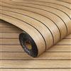 Livelynine Pannello Decorativo Parete Legno Marrone 90CMx5M Pannelli Decorativi per Pareti Interne Cameretta Soggiorno Rivestimento Parete Legno Listelli 3D per Ufficio Pannelli Murali Adesivi