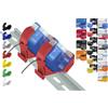 Shelly Hutschienenhalter PW3D Print Worth - Supporto per carrello 3D PWG3-Mini per 32 Shellys: 1,1PM,2PM,Shutter,1L,2L,EM,i4,i4DC,i4LR,dimmer, dimmer Dali,RGBW PM (Wave/Plus,G3,G4) (2 x rosso)