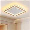 RRBEST Plafoniera LED Soffittoper, 40cm Lampadario LED Soffitto Moderna, Quadrata plafoniera LED Bianca per Soggiorno, Salone, Cucina