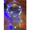 MIK Funshopping Catena luminosa a LED con funzione timer, funzionamento a batteria (multicolore, 60 LED senza timer)