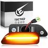 TECTICO LED Indicatore direzione dinamico laterale Lampade segnalazione compatibile con S60 MK1 2001-2009, S80 MK1 (TS.XY)1999-2006, V70 MK2 (SW)2000-2008, XC70 2003-2007, XC90 MK1 2003-2009, 2 pezzi