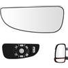 SENZEAL Vetro Specchio Retrovisore Riscaldabile Lato Conducente per Fiat Ducato Citroen Jumper Peugeot Boxer 2006-2023 (Inferiore Sinistro)