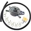 MCHNIC Rubinetto benzina 4 attacchi con tubo benzina per Pegasus Corona SKY R50X TGB Akros Bullett 50 pressione