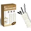 Royal Designs, Inc. Royal Designs, Inc CC-14-WH-2 - Coprimaterasso e catena, 2 pezzi, colore: Bianco