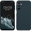 kwmobile Custodia Compatibile con Samsung Galaxy A15 5G Cover - Back Case per Smartphone in Silicone TPU - Protezione Gommata - ardesia scuro