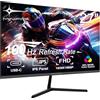 Minifire Monitor 27 Monitor IPS 1080p con design senza cornice, 120 Hz, USB Type-C, FHD (1080p), sRGB 110%, 300 nit, FreeSync, Eye-Care, HDMI, porte USB Type-C, compatibile con VESA - Nero