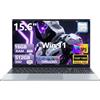 AFFGUOK PC Portatile 15,6 Pollici con Processore Core i5 7Y54, 16GB RAM 512GB SSD, Notebook Win11 Schermo FHD 1920x1080, Laptop Computer Portatile con Tastiera Numerica Retroilluminata, WiFi5 USB3.0 Mini-HDMI