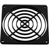 Aerzetix - Set di 4 Griglie per Ventola 80x80 mm in plastica per Computer PC stampanti dispositivi audiovisivi proiettori multimediali | Colore Nero