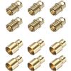 QUARKZMAN 6 Coppie Banana Spine Connettore 8mm Maschio Femmina Banana Spina per Altoparlante Filo RC Batteria ESC Motore