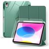 CACOE Custodia per iPad A16 di 11a/10a generazione (2025/2022) con portapenne e pellicola protettiva per schermo da 11/11, custodia protettiva completa per tablet per iPad 11/10 generazione, verde