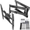DQ WALL SUPPORT Hercules PRO Flex 80cm supporto TV rotazione, distanza fino 80cm, 75 pollici 60kg
