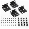 LALAGO Kit di Montaggio su Rack, 19 Pollici Regolabile Switch Rack Ears, Attacchi rack regolabili universali Compatibile con Buffalo Tech, Cisco, NETGEAR, dell, D-Link And Linksys (A)