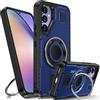 Tuvror Cover per Samsung Galaxy A54 5G /4G con Supporto. [Anello rotante a 360° e Supporto]. Cover protettiva antiurto per Samsung A54, Blu