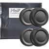 MaD Cameras MaD F Mount Body Cap & copriobiettivo posteriore per Nikon D3500 D3400 D3300 D3200 D5000 D5100 D5200 D5300 D5500 D5600 D7000 D7100 D7200 D7500 00 D8 50 D800 D810 D780 D750 D610 D500 D600 D5 D4 D3 e