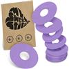 MySweetStitch - 10 x KatheterPatch, cerotti sensore con forte tenuta, cerotto sensor per set di infusione per microinfusore (es. MiniMed, T:slim e Medtronic Guardian), cerotto impermeabile, Lilla