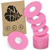 MySweetStitch - 25 x KatheterPatch, cerotti sensore con forte tenuta, cerotto sensor per set di infusione per microinfusore (es. MiniMed, T:slim e Medtronic Guardian), cerotto impermeabile, Rosa