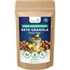 Simply Keto Muesli croccante Sole d'Oriente - Muesli a basso contenuto di carboidrati senza zucchero - Delizioso Keto Muesli per una colazione perfetta - Senza soia, lattosio e glutine - 250g