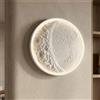 Plafoniera LED 14.5W Tonda Ø450mm Luna Crescente in Gesso