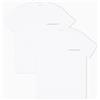 EMPORIO ARMANI Man Core Logoband - Confezione da 2 Magliette con Scollo a V, Colore Bianco, Taglia L, Bianco/Bianco, L