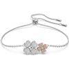Swarovski Latisha Collezione Braccialetto, Argento/Rosa