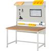eurokraft pro Banco da lavoro con sovrastruttura serie 8000 eurokraft pro