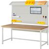 eurokraft pro Banco da lavoro con sovrastruttura serie 8000 eurokraft pro