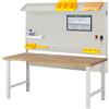 eurokraft pro Banco da lavoro con sovrastruttura serie 7000 eurokraft pro