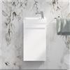 evineo ineo5 evo mobile La: 37 cm, 1 anta, con maniglia incassata, per lavamani Geberit iCon,, BE0973WM, ineo5 evo [Mobili da Bagno > Mobili Lavabo]