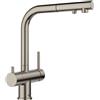 Blanco Fontas rubinetto da cucina per sistema di filtraggio, orientabile, estraibile, 527715, Fontas platino satin [Rubinetti da cucina con sistema di acqua potabile > Rubinetti per acqua potabile per filtro]