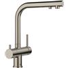 Blanco Fontas rubinetto da cucina per sistema di filtraggio, orientabile, 527714, Fontas platino satin [Rubinetti da cucina con sistema di acqua potabile > Rubinetti per acqua potabile per filtro]