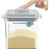 Neuytiky Dispenser per Latte in Polvere da 1700 ml,Contenitore In Polvere Sigillato,Contenitore Portatile per Latte in Polvere,Scatola per Latte in Polvere con Cucchiaio,Sigillo A Prova D'Umidità